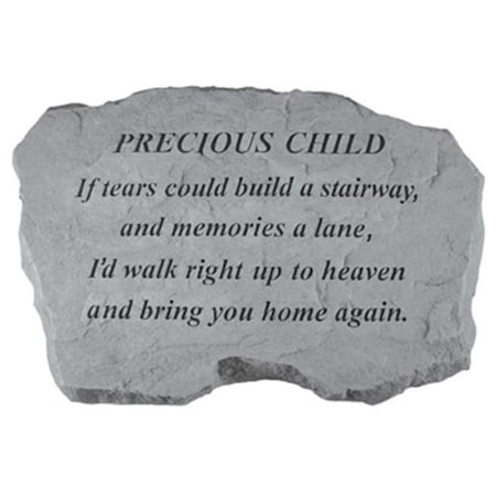 Kay Berry Inc Kay Berry- Inc. 97420 Precious Child-If Tears Could Build A Stairway - Memorial - 16 Inches x 10.5 Inches x 1.5 Inches 97420